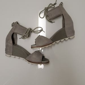 Sorel Joanie Lace Up Wedge Sandal